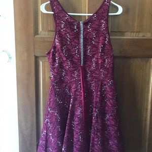 High Neck Homecoming/Formal Dress
